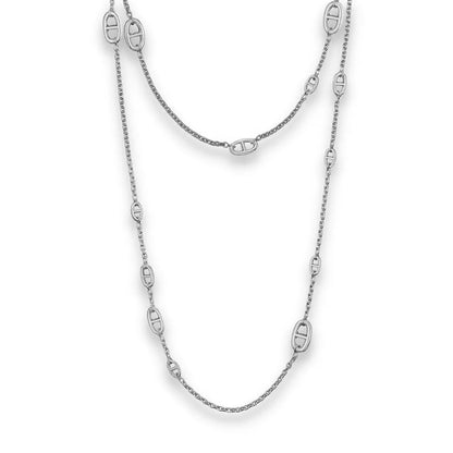 HERMÈS FARANDOLE 160 SILVER 925 NECKLACE