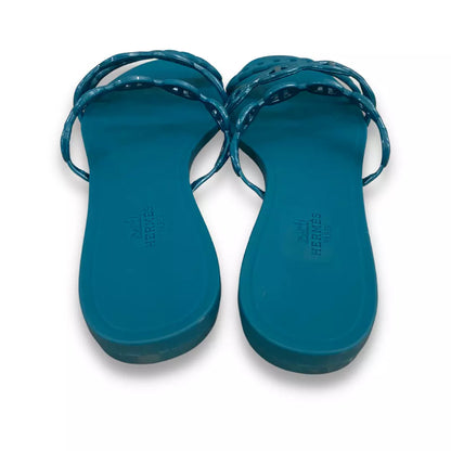 Sandalias Hermès Green Rivage