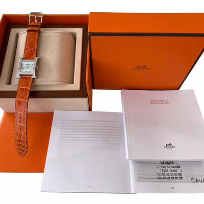 RELOJ HERMÈS HEURE H DIAMANTES BISEL