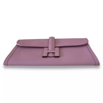HERMÈS JIGE ELAN 29 MAUVE SYLVESTRE SWIFT POCHETTE