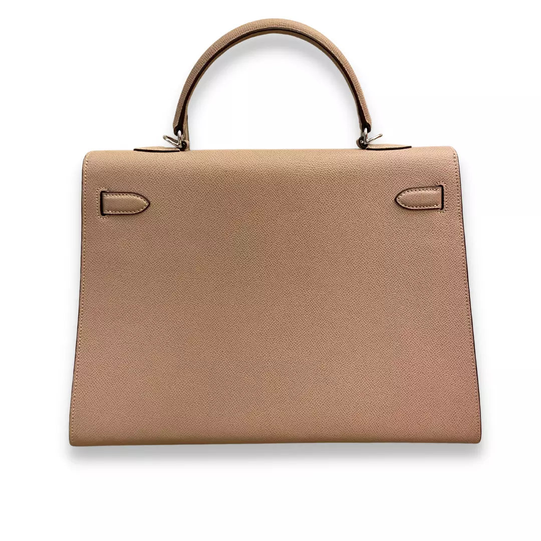 HERMÈS KELLY 35 ROSE DRAGEE PINK EPSOM LEATHER BAG