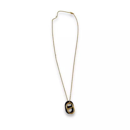HERMÈS O’MAILLON BLACK NECKLACE