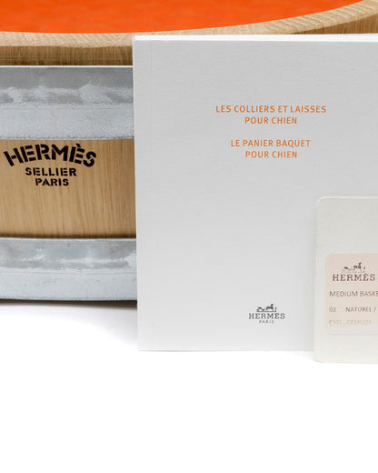 HERMÈS OAK WOOD BARREL DOG BED