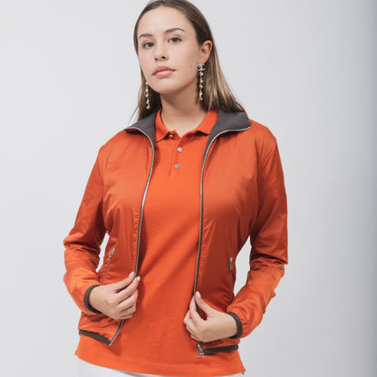 CHAQUETA POLAR CALENTADORA NARANJA HERMÈS