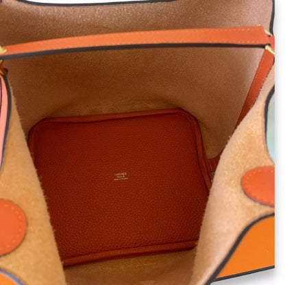 HERMÈS PICOTINE 22 ORANGE FEU BAG