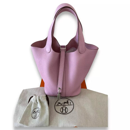 HERMÈS PICOTINE 18 MAUVE SYLVESTRE CLEMENCE BAG