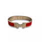 Hermès Red Clic H Bracelet