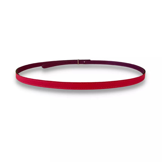 HERMÈS PINK/PURPLE BUBBLE REVERSIBLE BELT