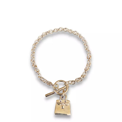 HERMÈS SILVER 925 AMULETTES BIRKIN PENDANT BRACELET