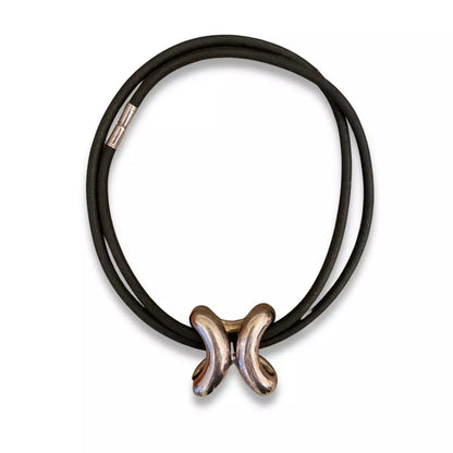 COLLAR HERMÈS DE PLATA 925 H