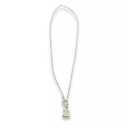HERMÈS SILVER 925 AMULETTES KELLY PENDANT NECKLACE