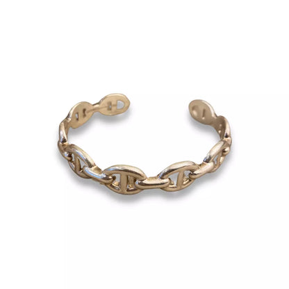 PULSERA HERMÈS CADENA DE ANCRE DE PLATA 925