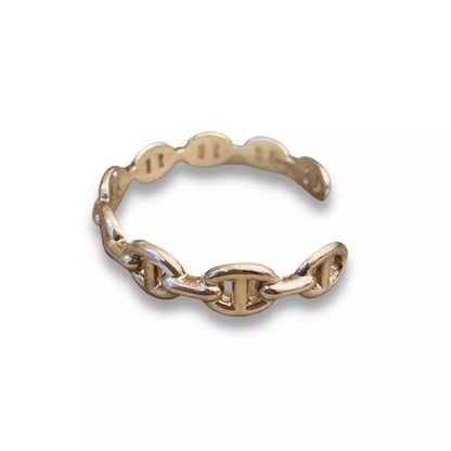 PULSERA HERMÈS CADENA DE ANCRE DE PLATA 925