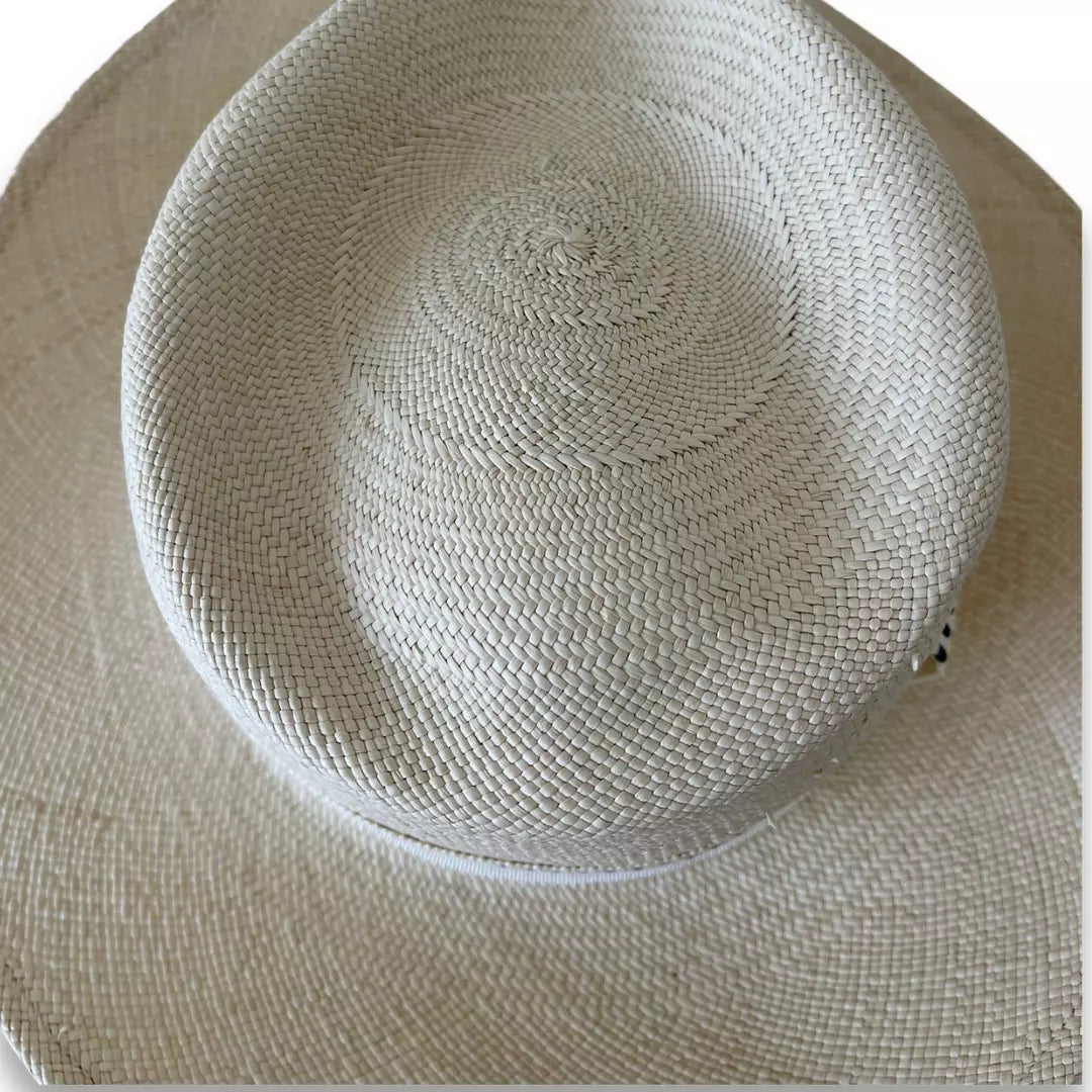 Hermès White Panamá Hat