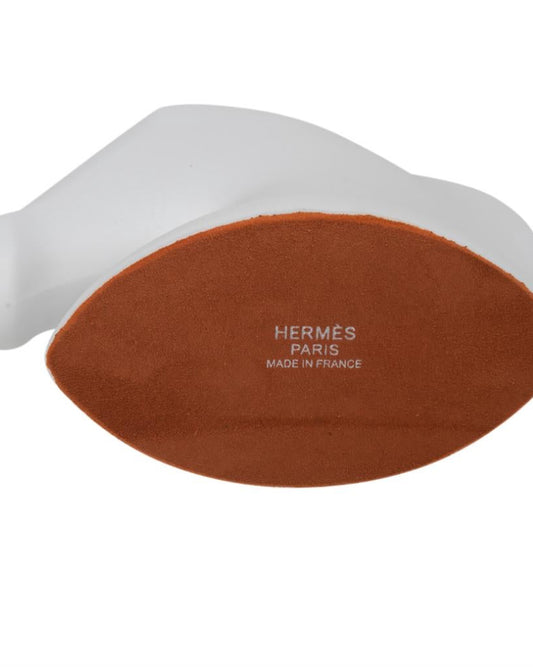 HERMÈS SAMARCANDE WHITE BISCUIT PAPERWEIGHT