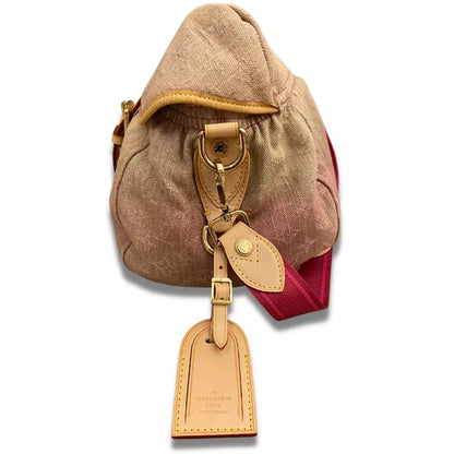LOUIS VUITTON PINK DENIM LV MONOGRAM SUNRAY BAG