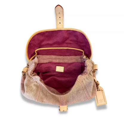 LOUIS VUITTON PINK DENIM LV MONOGRAM SUNRAY BAG