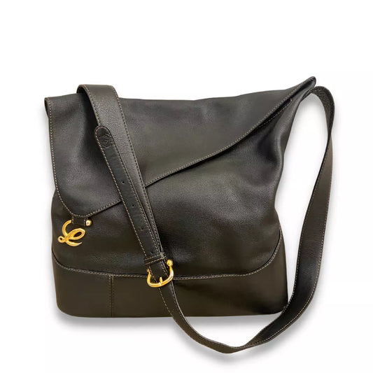 LOEWE BLACK LEATHER BAG