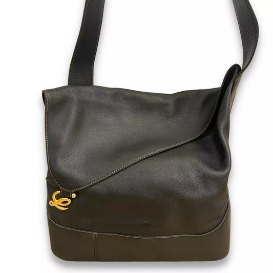 LOEWE BLACK LEATHER BAG