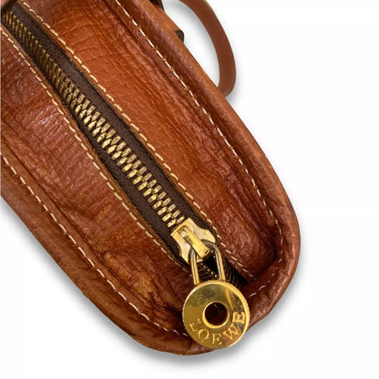 LOEWE BROWN LEATHER TOTE BAG