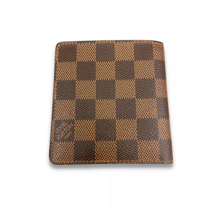 CARTERA DELGADA DE PIEL NEGRA DE LOUIS VUITTON