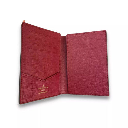 LOUIS VUITTON BROWN LEATHER PASSPORT COVER