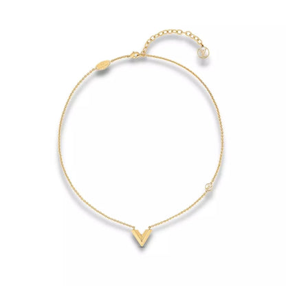 LOUIS VUITTON ESSENTIAL V NECKLACE