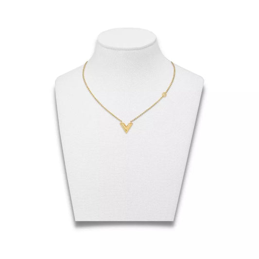 LOUIS VUITTON ESSENTIAL V NECKLACE