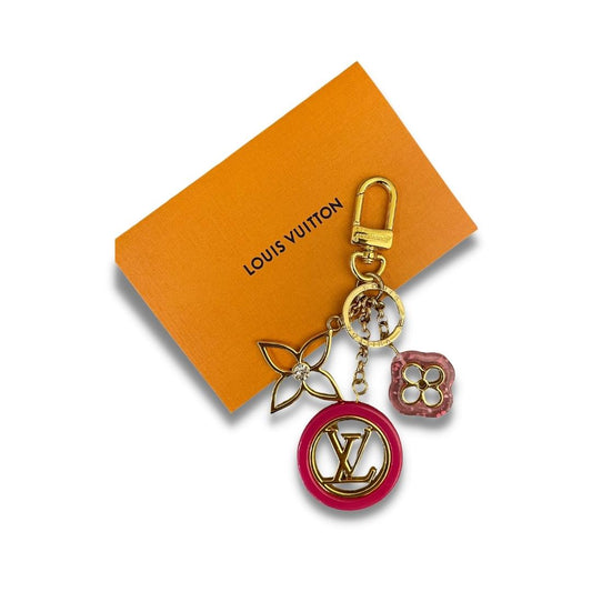 Charm para bolso y llavero LOUIS VUITTON PINK COLORLINE