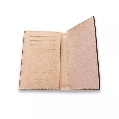 LOUIS VUITTON PINK LEATHER PASSPORT COVER
