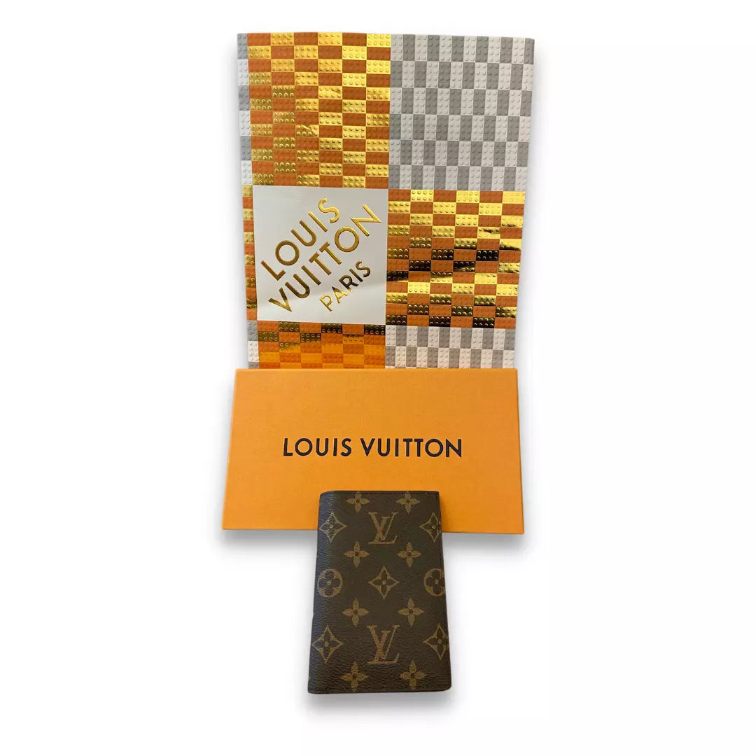 Louis Vuitton M81994 LV x YK Passport Cover, Brown, One Size