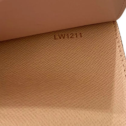 LOUIS VUITTON PINK LEATHER PASSPORT COVER