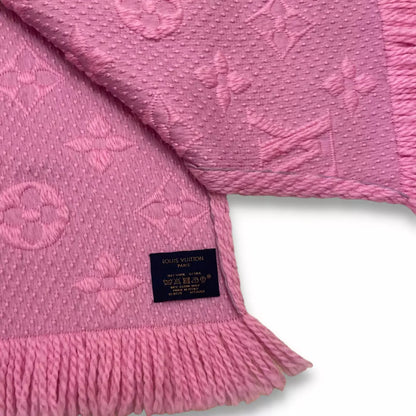 LOUIS VUITTON PINK WOOL SCARF