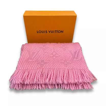 LOUIS VUITTON PINK WOOL SCARF
