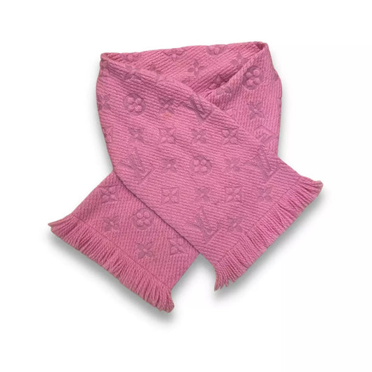 Bufanda de lana rosa de Louis Vuitton