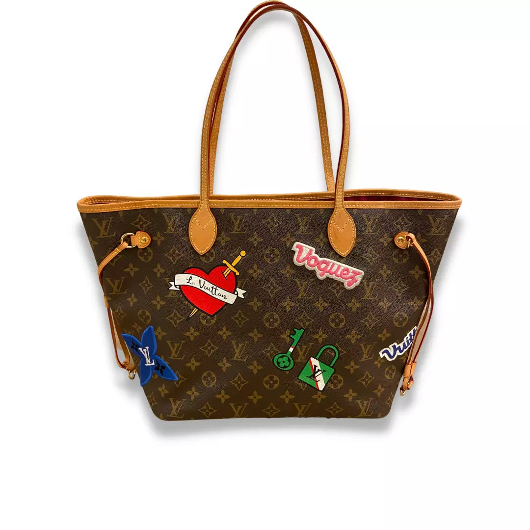 LOUIS VUITTON NEVERFULL THE PATCHES LIMITED EDITION BAG