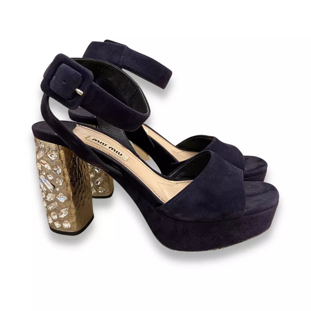 Miu Miu Platform Sandals online shopping - mybudapester.com