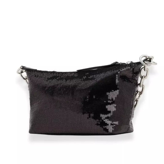 BOLSO MIU MIU LEAGUE CON LENTEJUELAS NEGRAS
