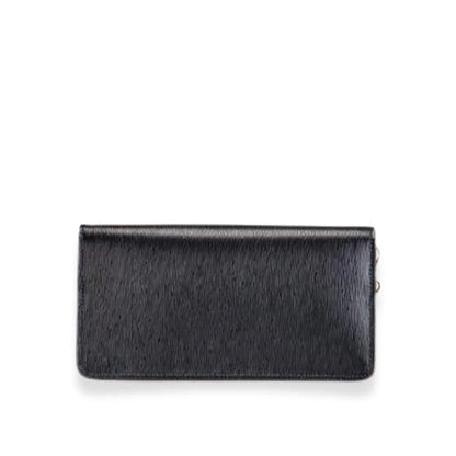 Cartera de piel con cadena negra Prada