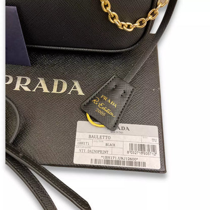 BOLSO DE HOMBRO Prada REEDICIÓN NEGRA 2000