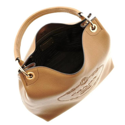 Prada BOLSO TOTE HOBO VITELLO PHOENIX DE PIEL CAMEL