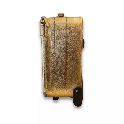 Prada GOLD LEATHER SUITCASE BAG