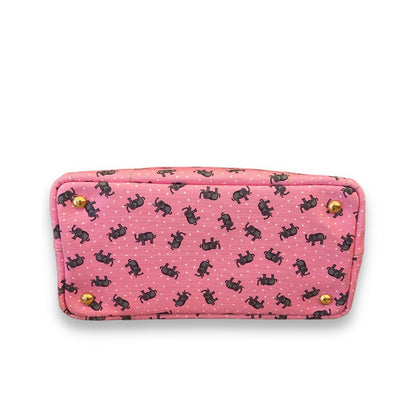 Bolso tote Prada Canapa con elefantes rosas