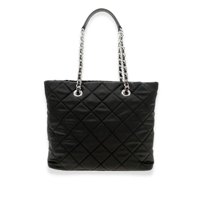 Prada BOLSO TOTE TESSUTO IMPUNTU DE NYLON NEGRO