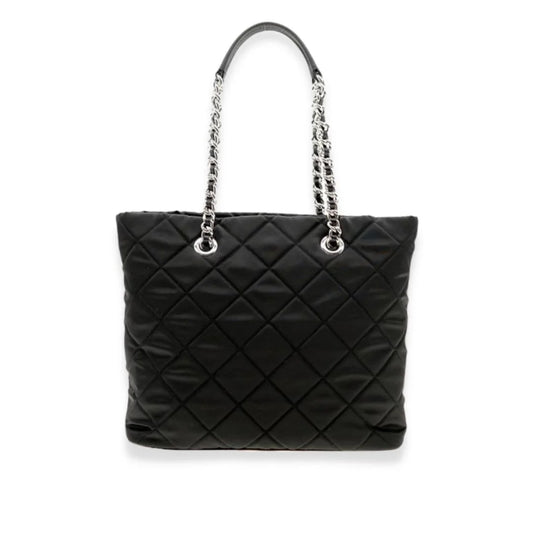 Prada BOLSO TOTE TESSUTO IMPUNTU DE NYLON NEGRO