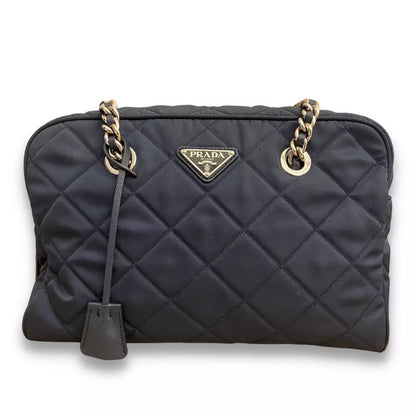 Prada BOLSO TESSUTO IMPUNTU DE NYLON AZUL