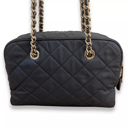 Prada BOLSO TESSUTO IMPUNTU DE NYLON AZUL