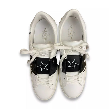 VALENTINO BLACK STAR OPEN SNEAKERS