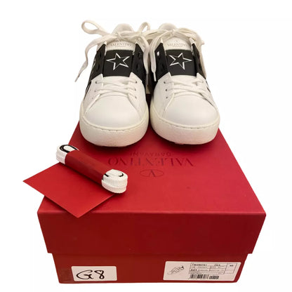 VALENTINO BLACK STAR OPEN SNEAKERS