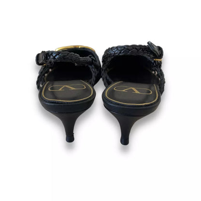 VALENTINO BLACK VLOGO SIGNATURE PUMPS